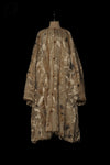 Mutedance 24 Autumn and Winter Loose Flower Dye Button Padded Jacket MD-MD24FW109-GOLD MD24FW110 MD24FW109
